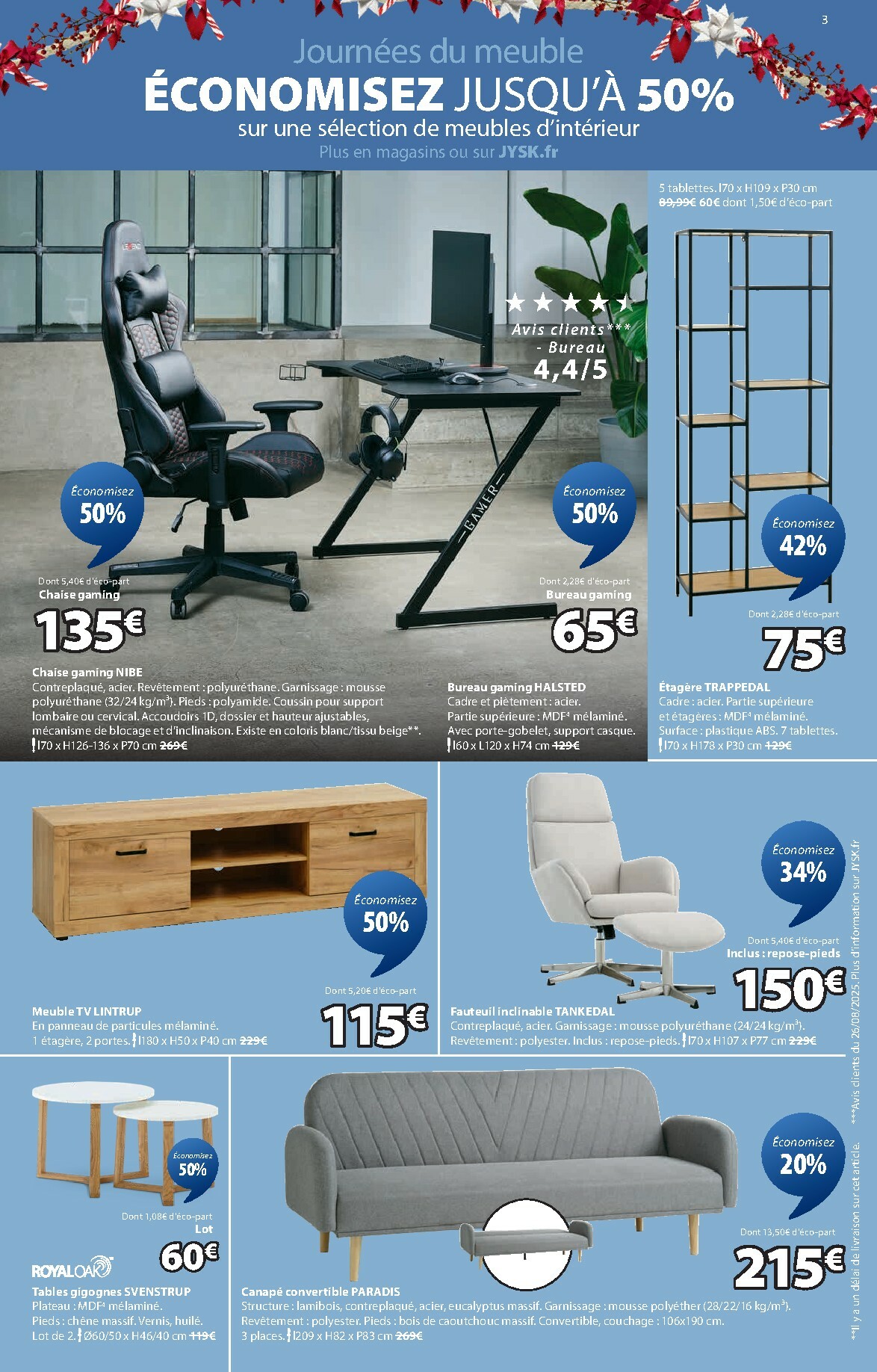 jysk - Catalogue JYSK valable du 09/12 au 31/12 - page: 3