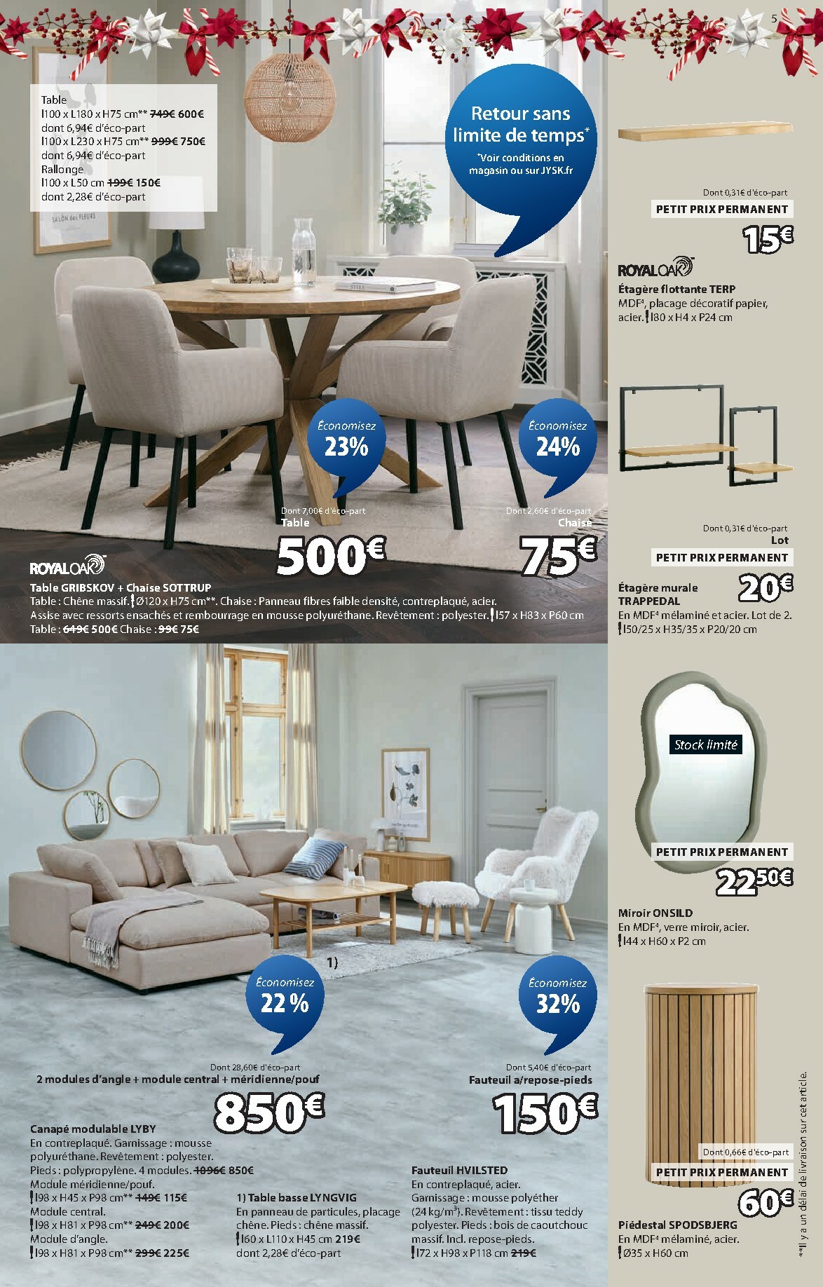 jysk - Catalogue JYSK valable du 09/12 au 31/12 - page: 5