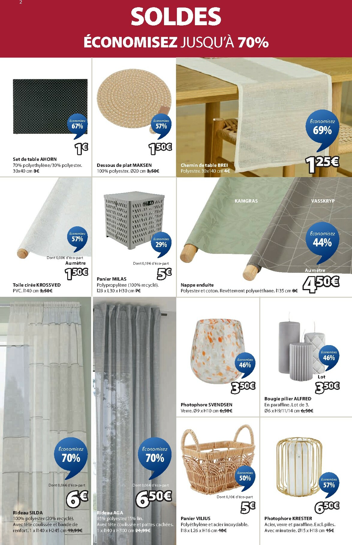 jysk - Catalogue JYSK - Vente d'hiver valable du 07/01 au 03/02 - page: 2