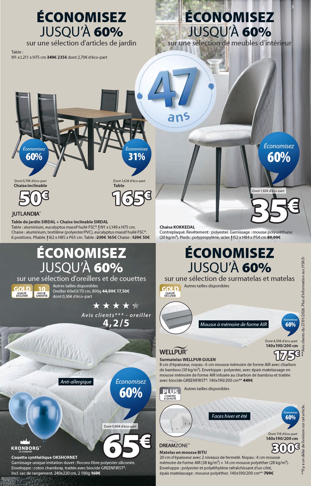 jysk - Catalogue JYSK valable du 17/03/2026 au 11/05/2026 - page: 3