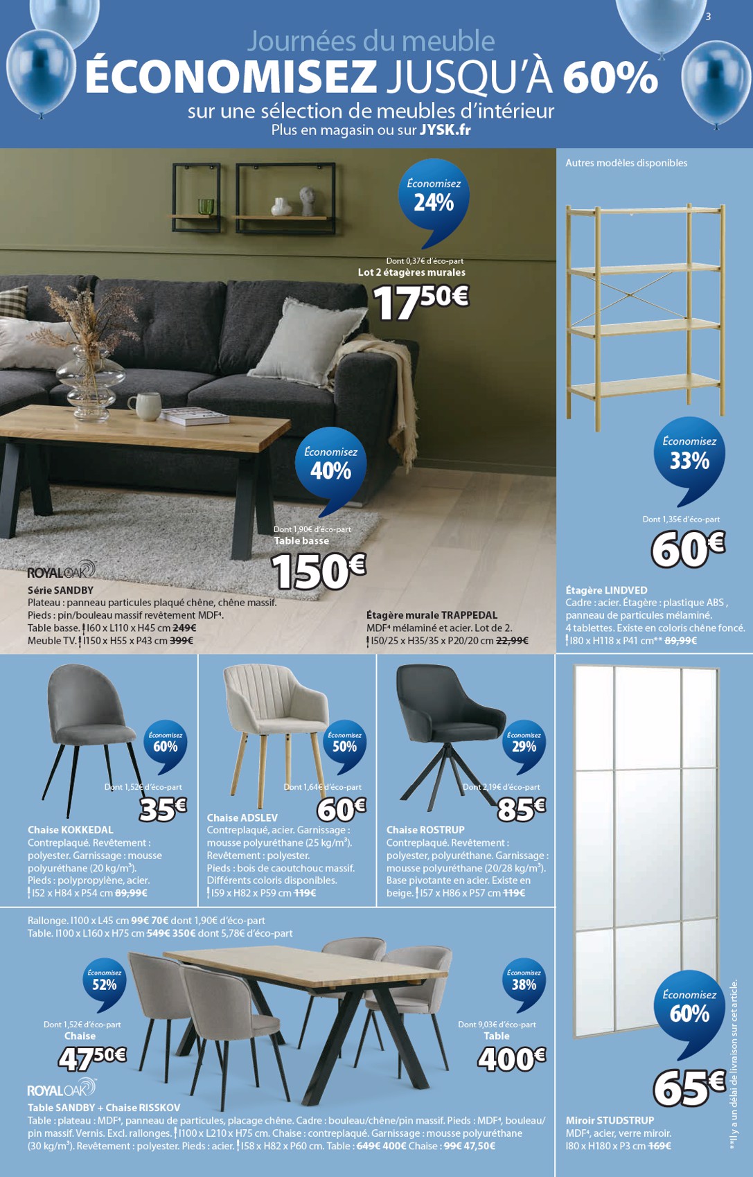 jysk - Catalogue JYSK valable du 31/03/2026 au 11/05/2026 - page: 3