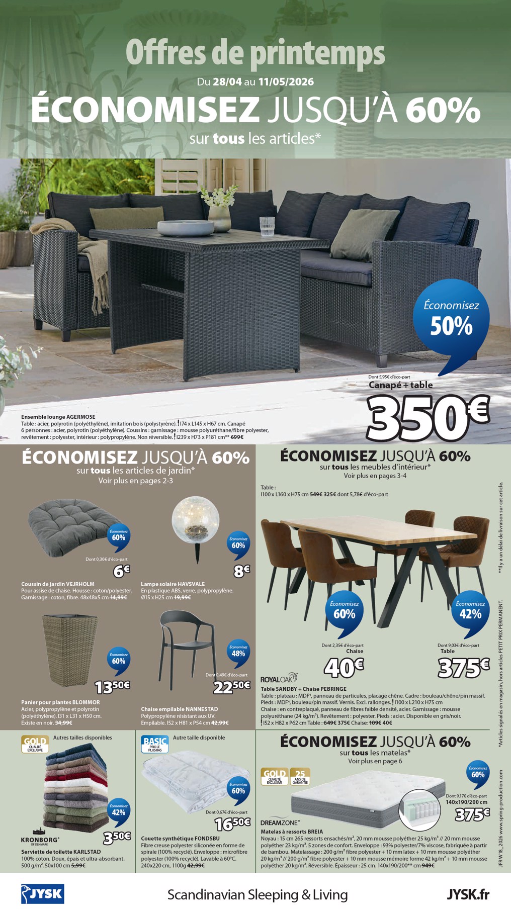jysk - Current JYSK leaflet valid from du mardi 28/04/2026 to du lundi 11/05/2026 - page: 8
