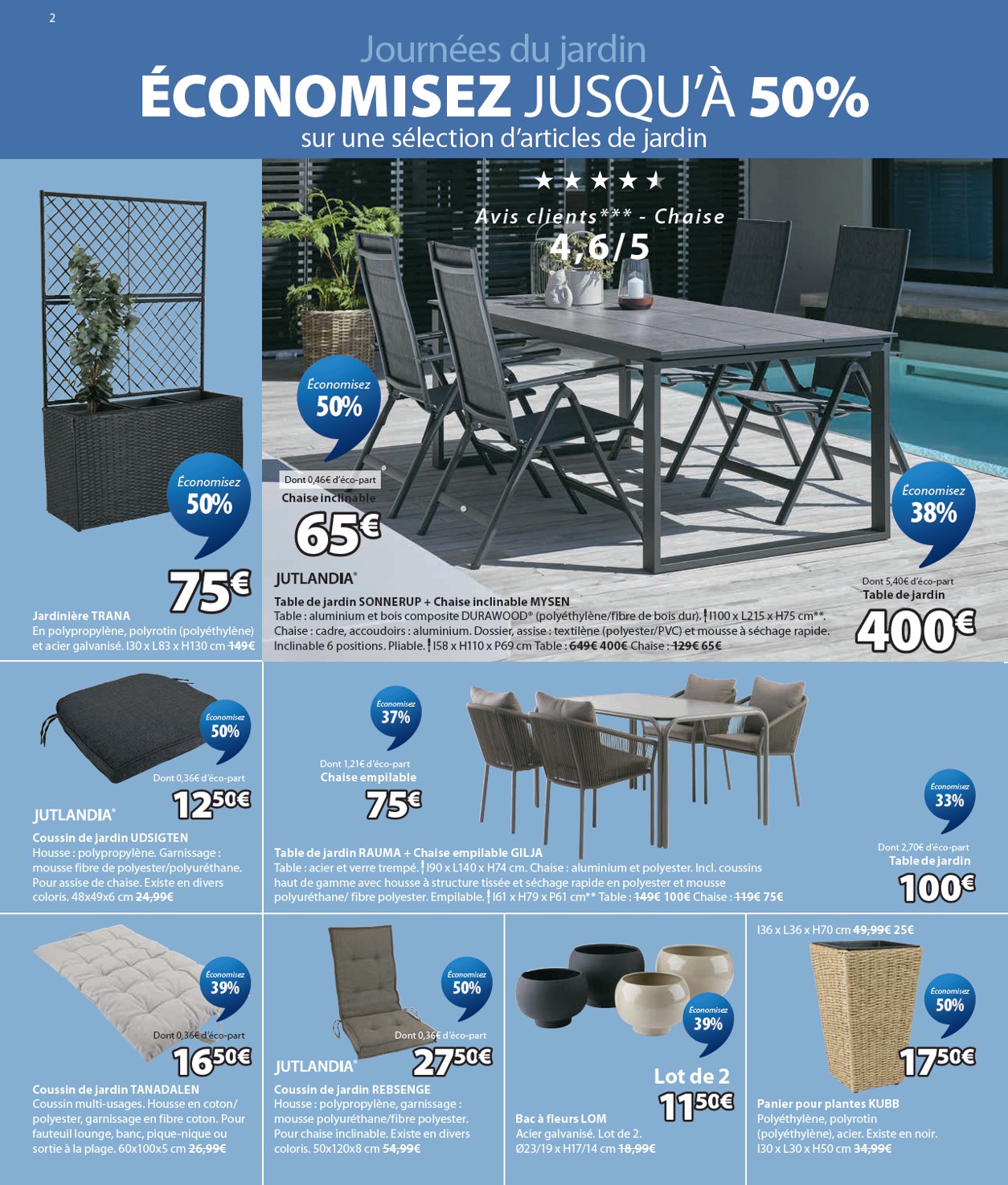 jysk - Current JYSK leaflet valid from du mardi 12/05/2026 to du lundi 15/06/2026 - page: 2