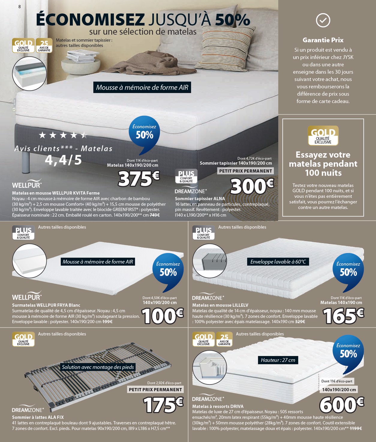 jysk - Current JYSK leaflet valid from du mardi 12/05/2026 to du lundi 15/06/2026 - page: 8