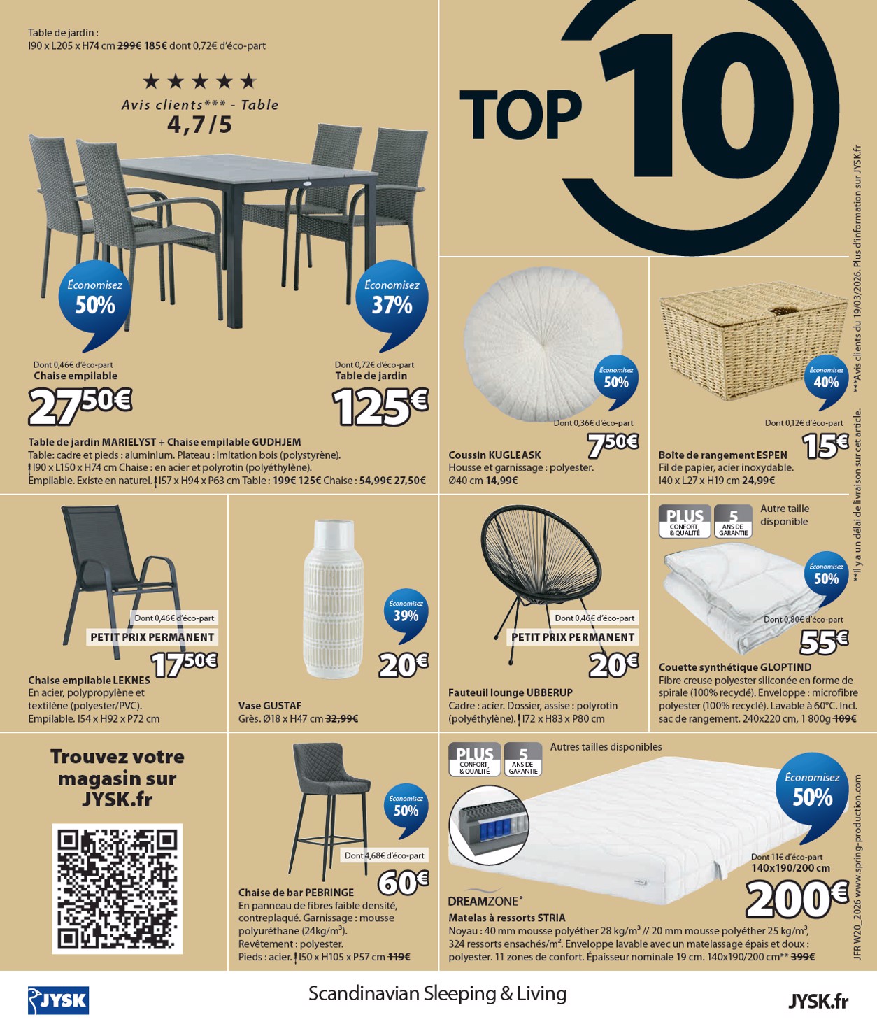 jysk - Current JYSK leaflet valid from du mardi 12/05/2026 to du lundi 15/06/2026 - page: 12