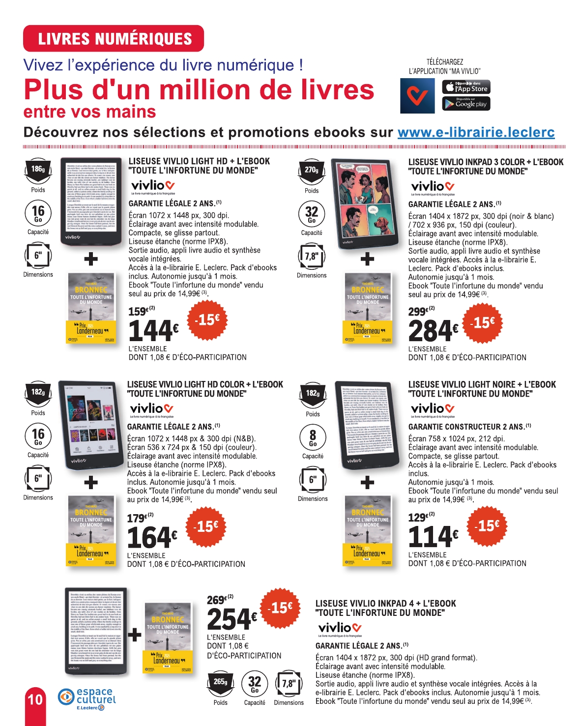 e-leclerc - Flyer E.Leclerc - Culturissimo pour la semaine prochaine du du mardi 09/06/2026 au du samedi 27/06/2026 - page: 10