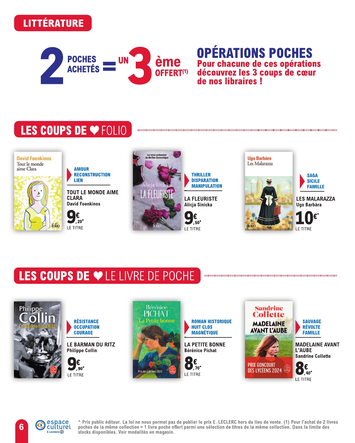 e-leclerc - Flyer E.Leclerc - Culturissimo pour la semaine prochaine du du mardi 09/06/2026 au du samedi 27/06/2026 - page: 6
