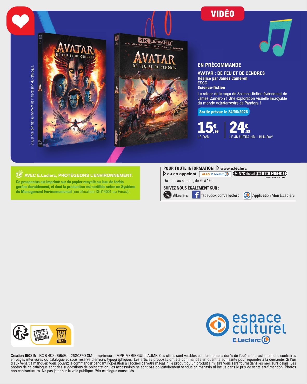 e-leclerc - Flyer E.Leclerc - Culturissimo pour la semaine prochaine du du mardi 09/06/2026 au du samedi 27/06/2026 - page: 32