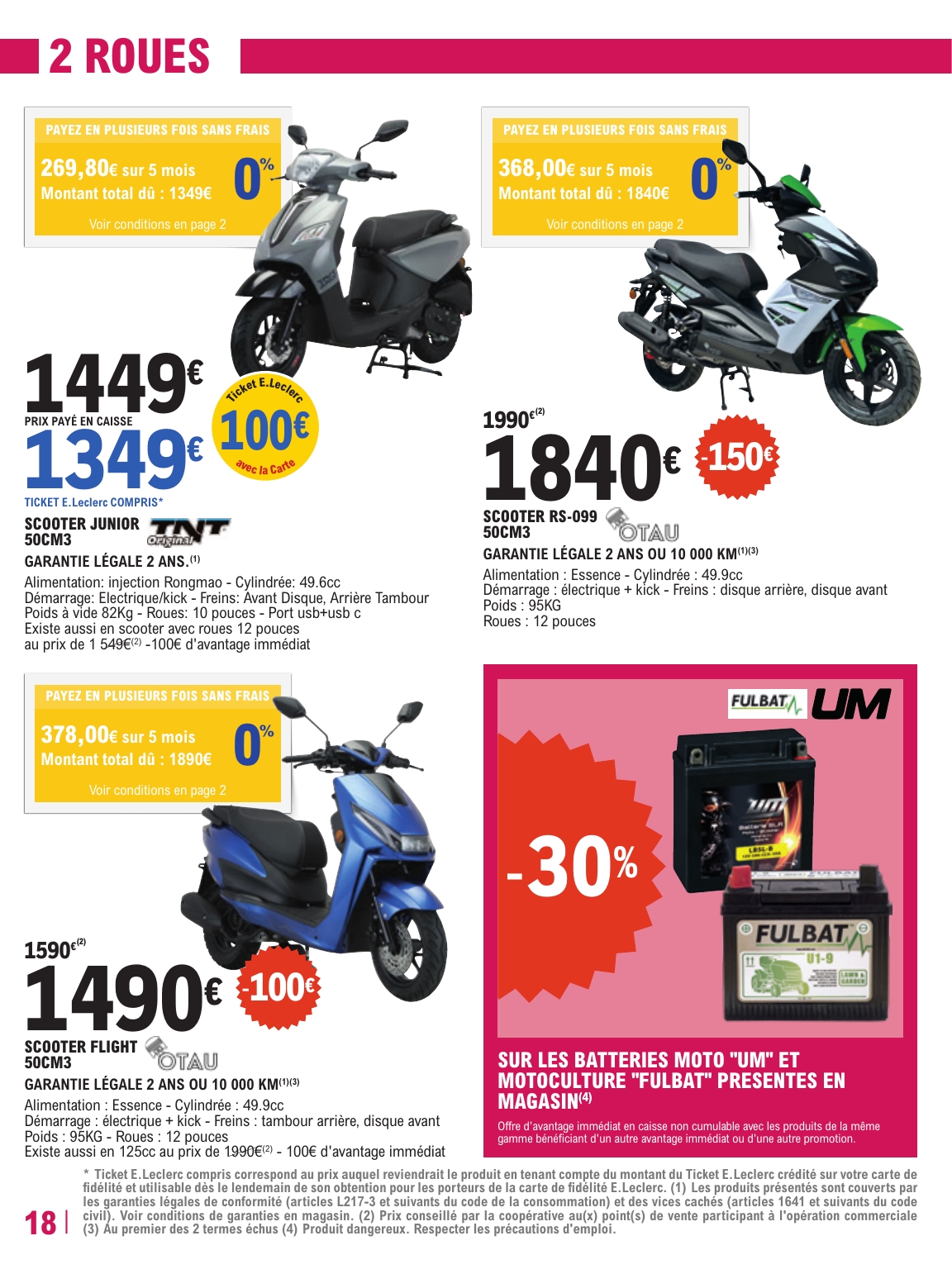 e-leclerc - Flyer E.Leclerc - L'auto pour la semaine prochaine du du mardi 16/06/2026 au du samedi 18/07/2026 - page: 18