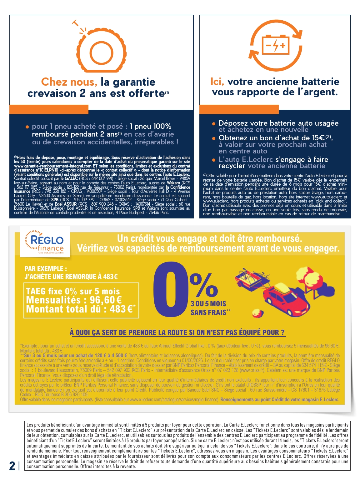 e-leclerc - Flyer E.Leclerc - L'auto pour la semaine prochaine du du mardi 16/06/2026 au du samedi 18/07/2026 - page: 2