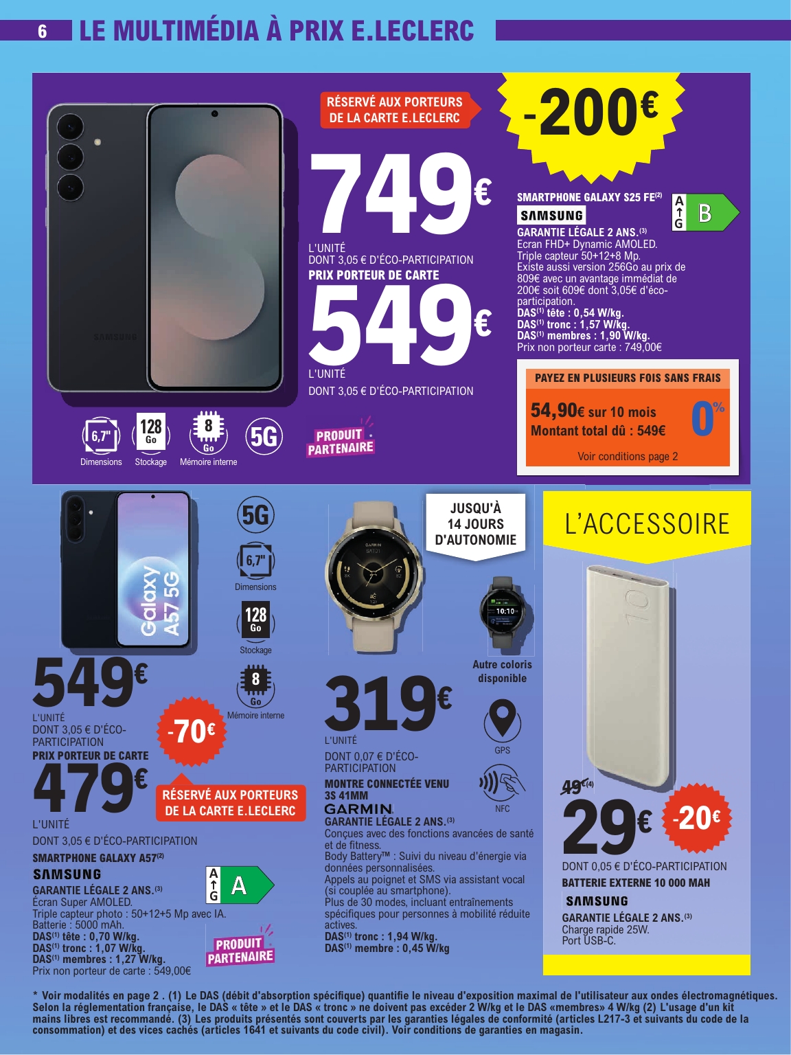 e-leclerc - Flyer E.Leclerc - High-Tech pour la semaine prochaine du du mardi 07/07/2026 au du samedi 18/07/2026 - page: 6