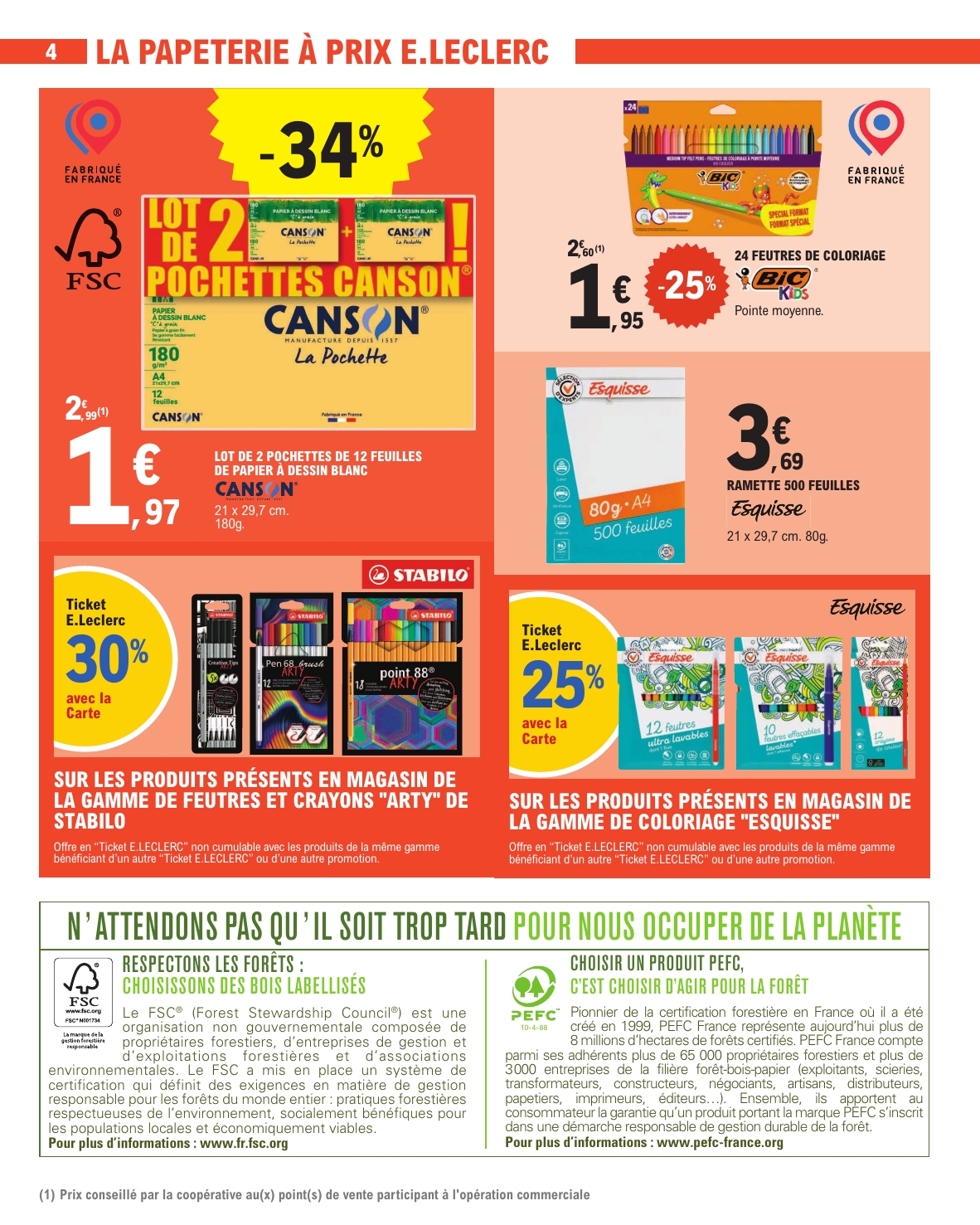 e-leclerc - Flyer E.Leclerc pour la semaine prochaine du du mardi 07/07/2026 au du samedi 18/07/2026 - page: 4