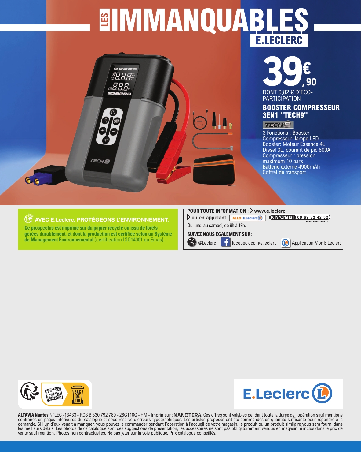 e-leclerc - Flyer E.Leclerc pour la semaine prochaine du du mardi 07/07/2026 au du samedi 18/07/2026 - page: 56