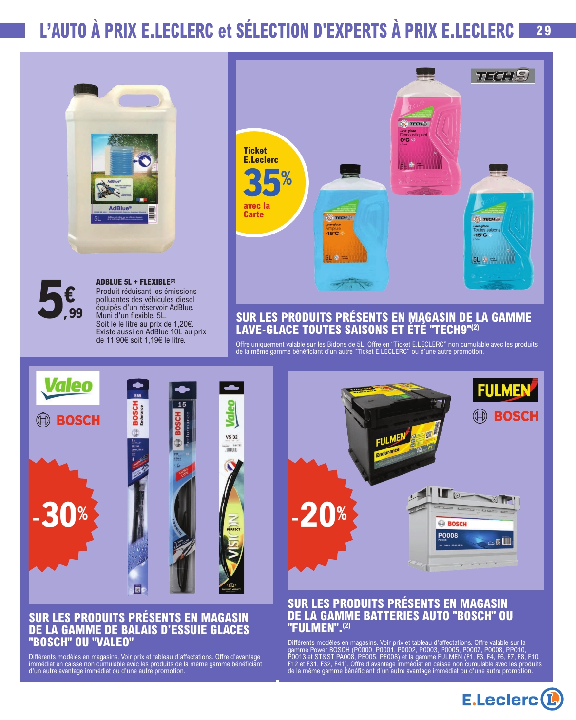 e-leclerc - Flyer E.Leclerc pour la semaine prochaine du du mardi 07/07/2026 au du samedi 18/07/2026 - page: 29