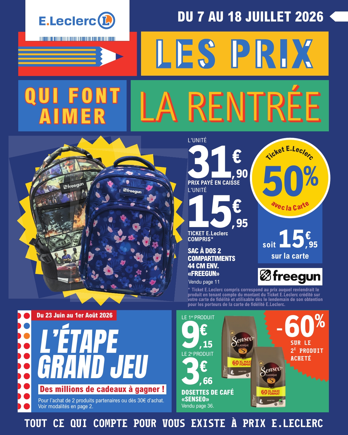 e-leclerc - Flyer E.Leclerc pour la semaine prochaine du du mardi 07/07/2026 au du samedi 18/07/2026