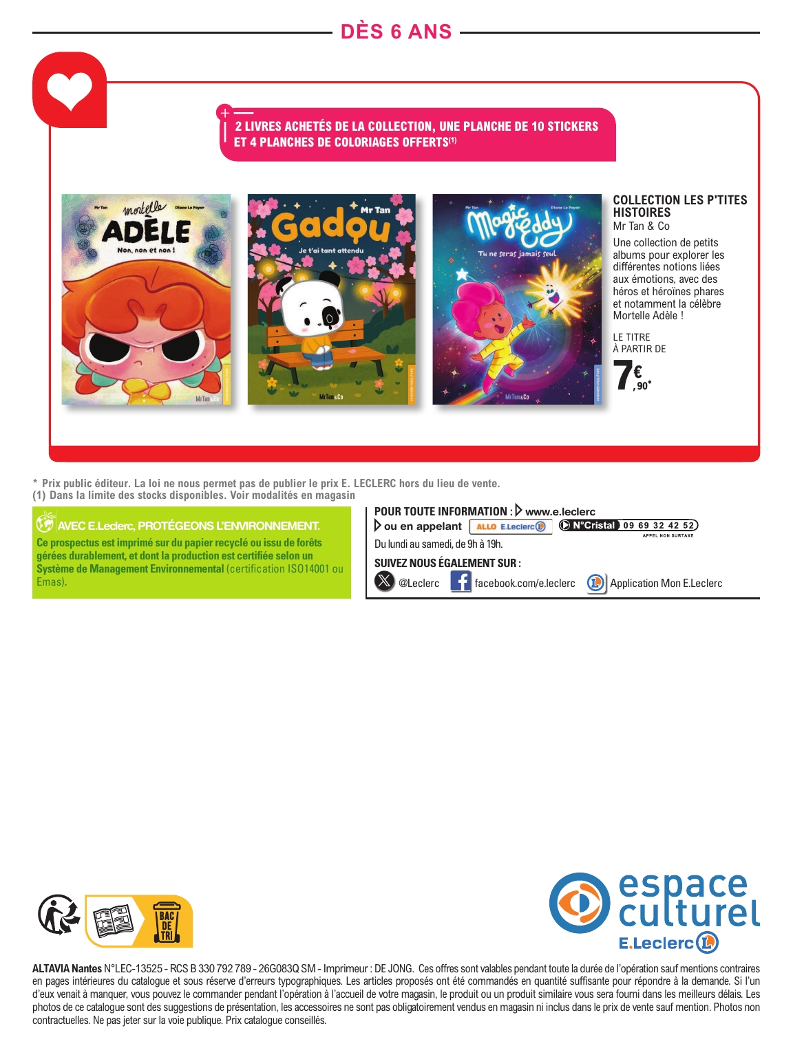 e-leclerc - Flyer E.Leclerc - Selection Éte pour la semaine prochaine du du mardi 07/07/2026 au du samedi 25/07/2026 - page: 52