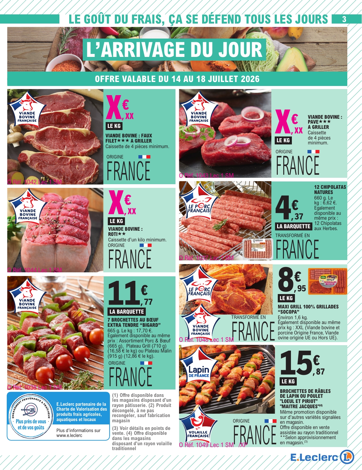 e-leclerc - Flyer E.Leclerc - TRAFIC POUVOIR ACHAT 6 - MIXTE pour la semaine prochaine du du mardi 14/07/2026 au du samedi 25/07/2026 - page: 13