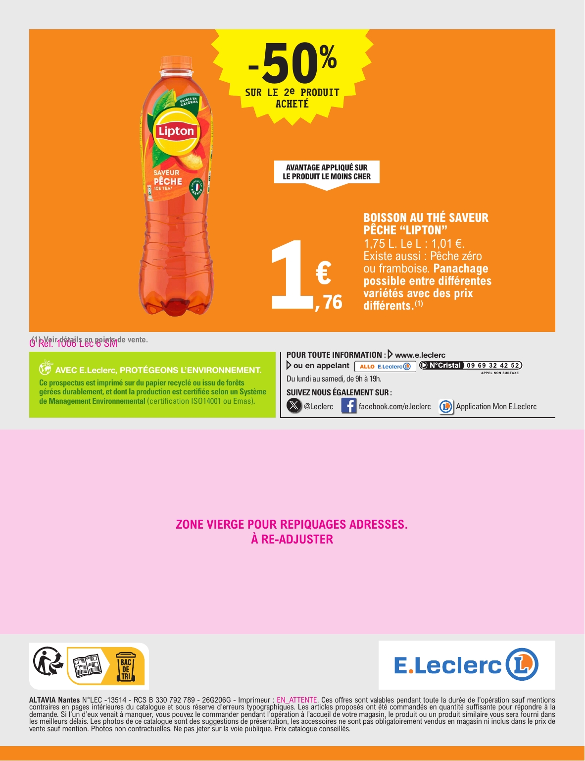 e-leclerc - Flyer E.Leclerc - TRAFIC POUVOIR ACHAT 6 - MIXTE pour la semaine prochaine du du mardi 14/07/2026 au du samedi 25/07/2026 - page: 12