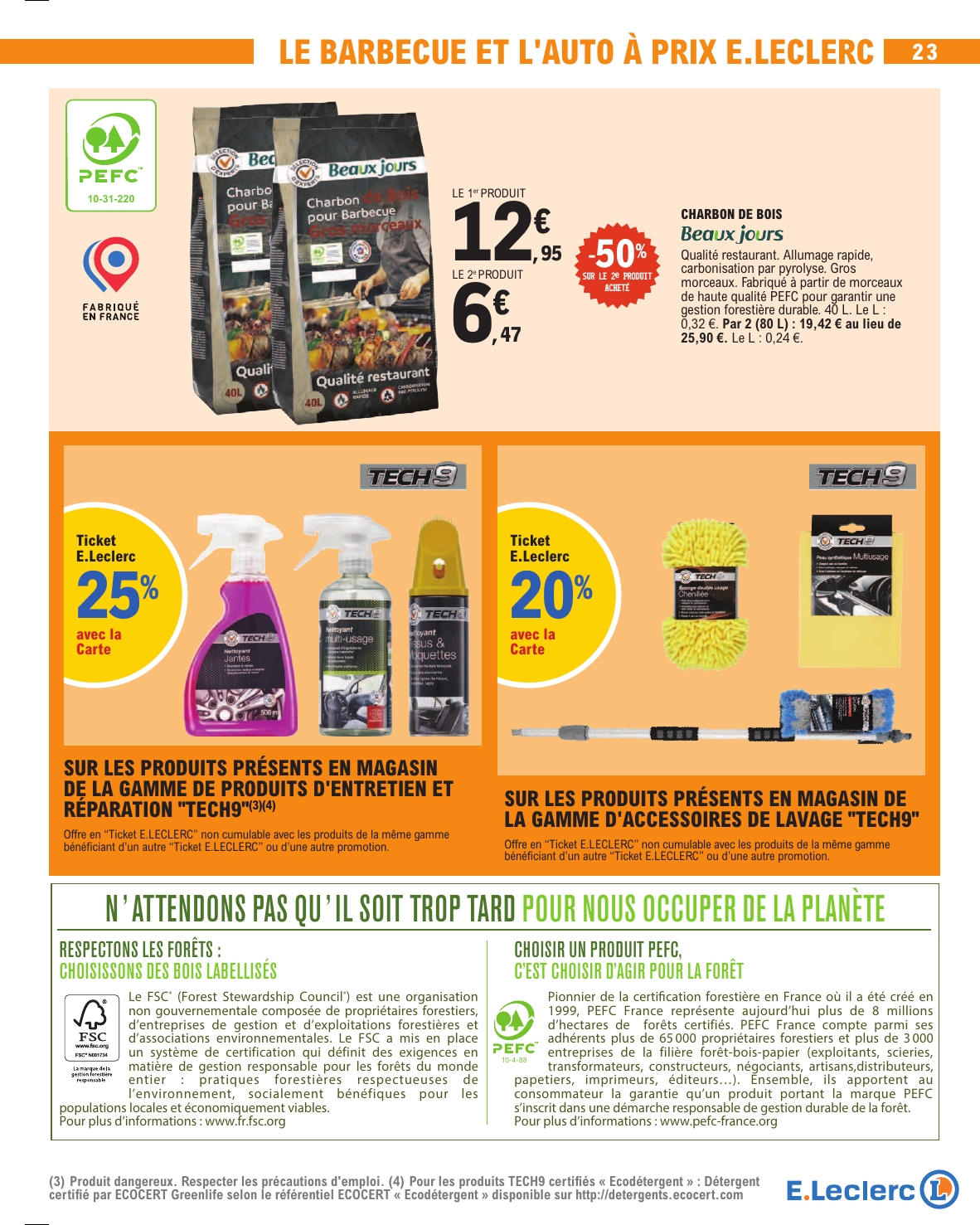 e-leclerc - Flyer E.Leclerc pour la semaine prochaine du du mardi 21/07/2026 au du samedi 01/08/2026 - page: 23