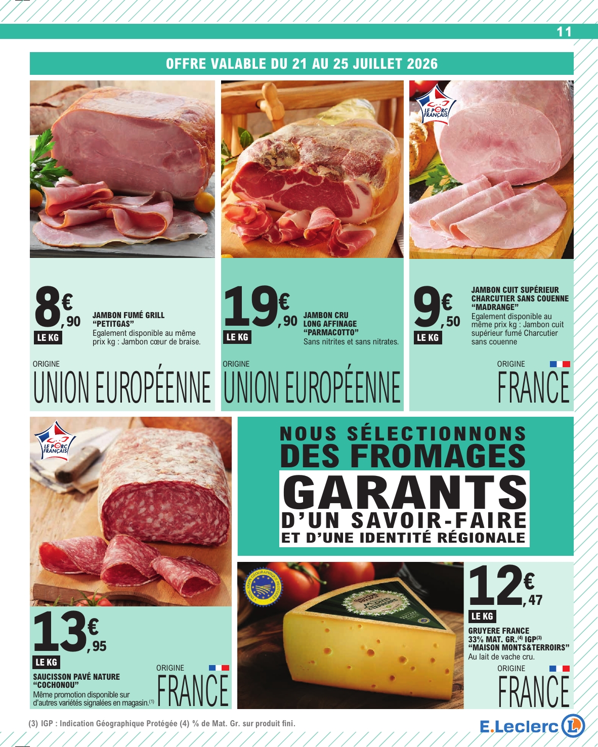 e-leclerc - Flyer E.Leclerc pour la semaine prochaine du du mardi 21/07/2026 au du samedi 01/08/2026 - page: 11