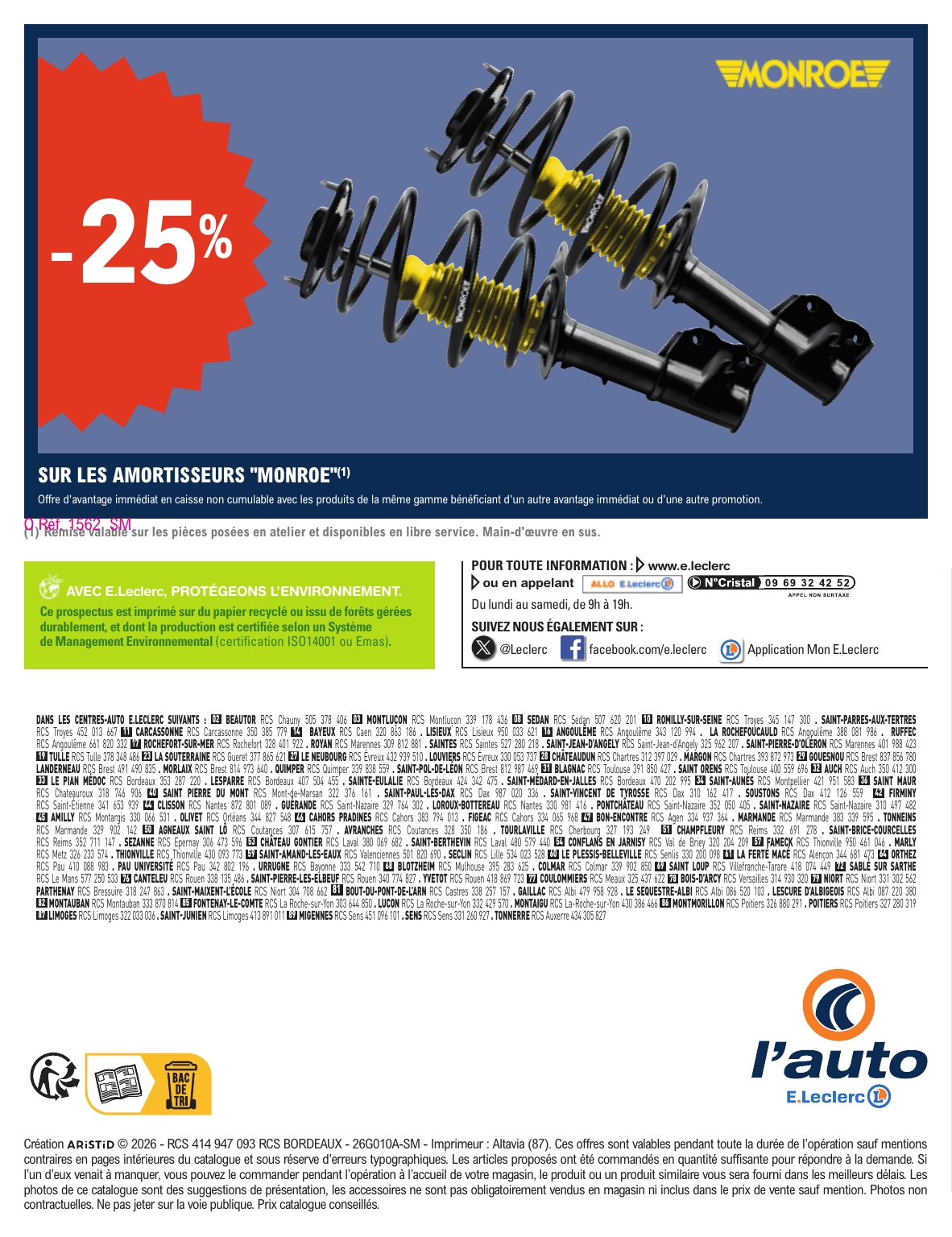 e-leclerc - Flyer E.Leclerc - L'auto pour la semaine prochaine du du mardi 21/07/2026 au du samedi 08/08/2026 - page: 16