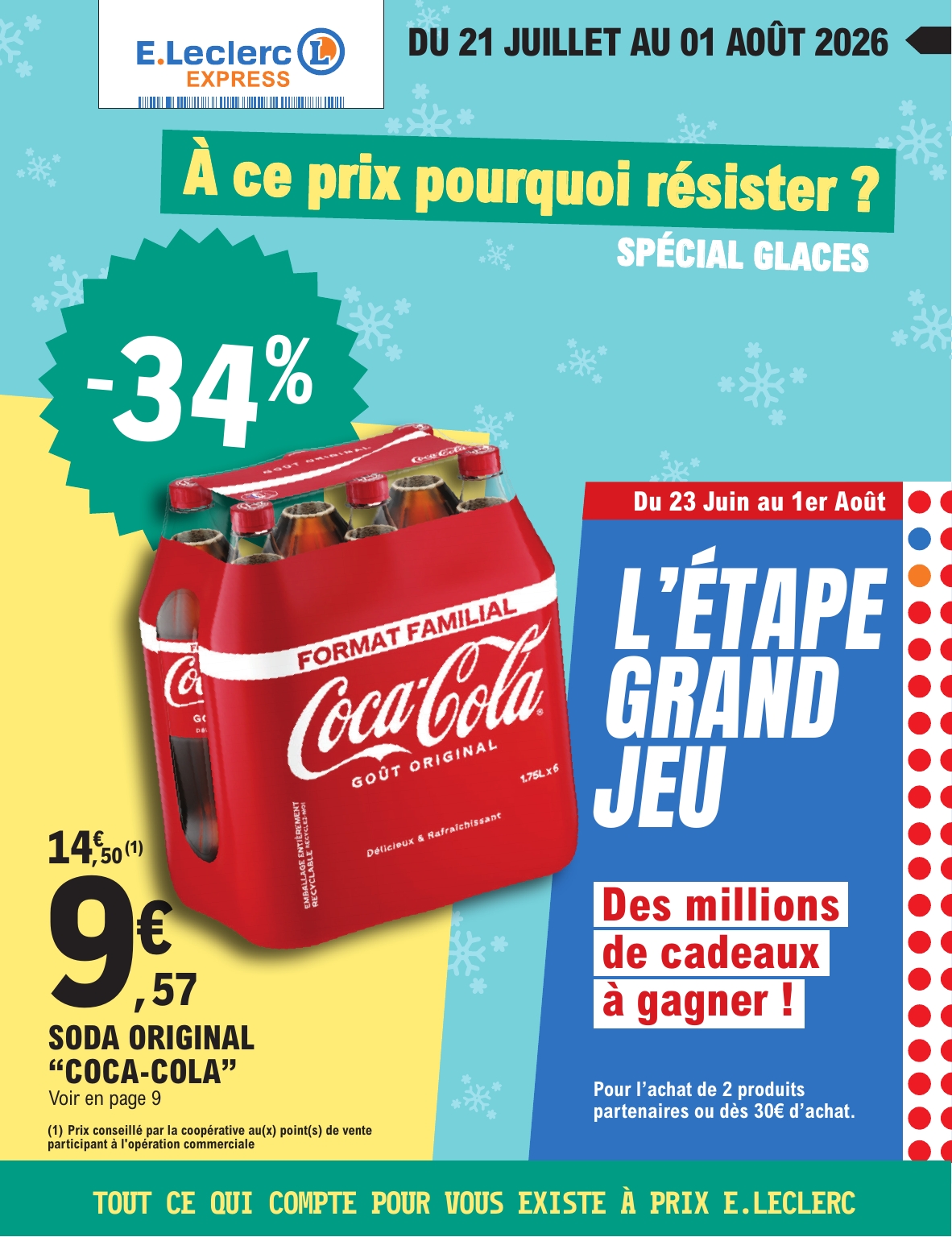 e-leclerc - Flyer E.Leclerc - Express pour la semaine prochaine du du mardi 21/07/2026 au du samedi 01/08/2026
