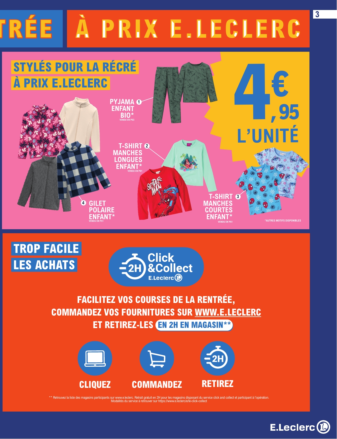 e-leclerc - Flyer E.Leclerc - Rentrée des Classes pour la semaine prochaine du du mardi 28/07/2026 au du samedi 29/08/2026 - page: 3