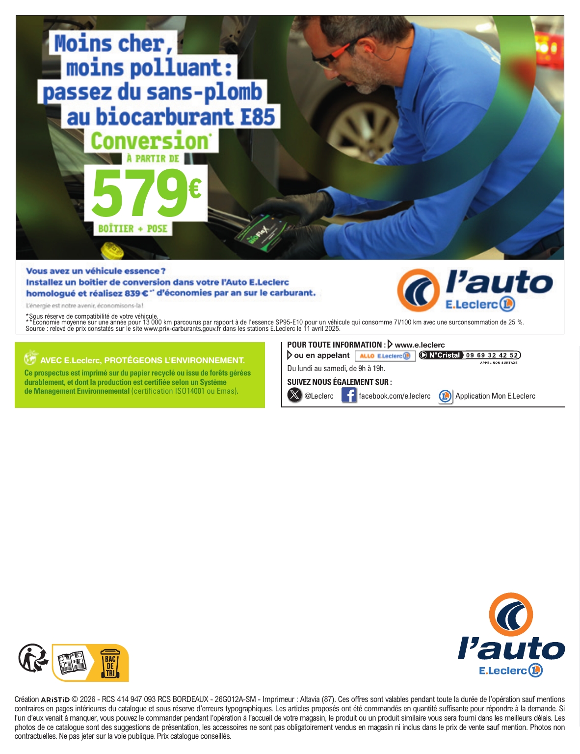 e-leclerc - Flyer E.Leclerc - L'Auto pour la semaine prochaine du du mardi 01/09/2026 au du samedi 19/09/2026 - page: 16