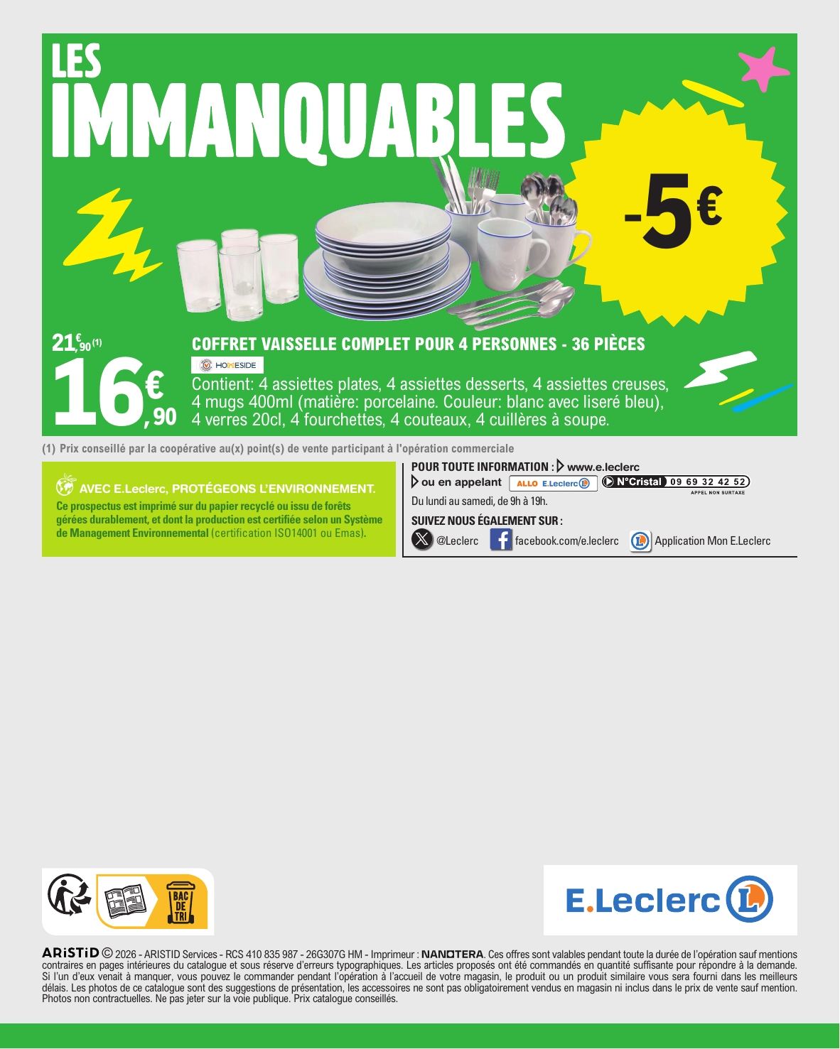 e-leclerc - Flyer E.Leclerc - Le goûter fait sa rentrée pour la semaine prochaine du du mardi 01/09/2026 au du samedi 12/09/2026 - page: 56