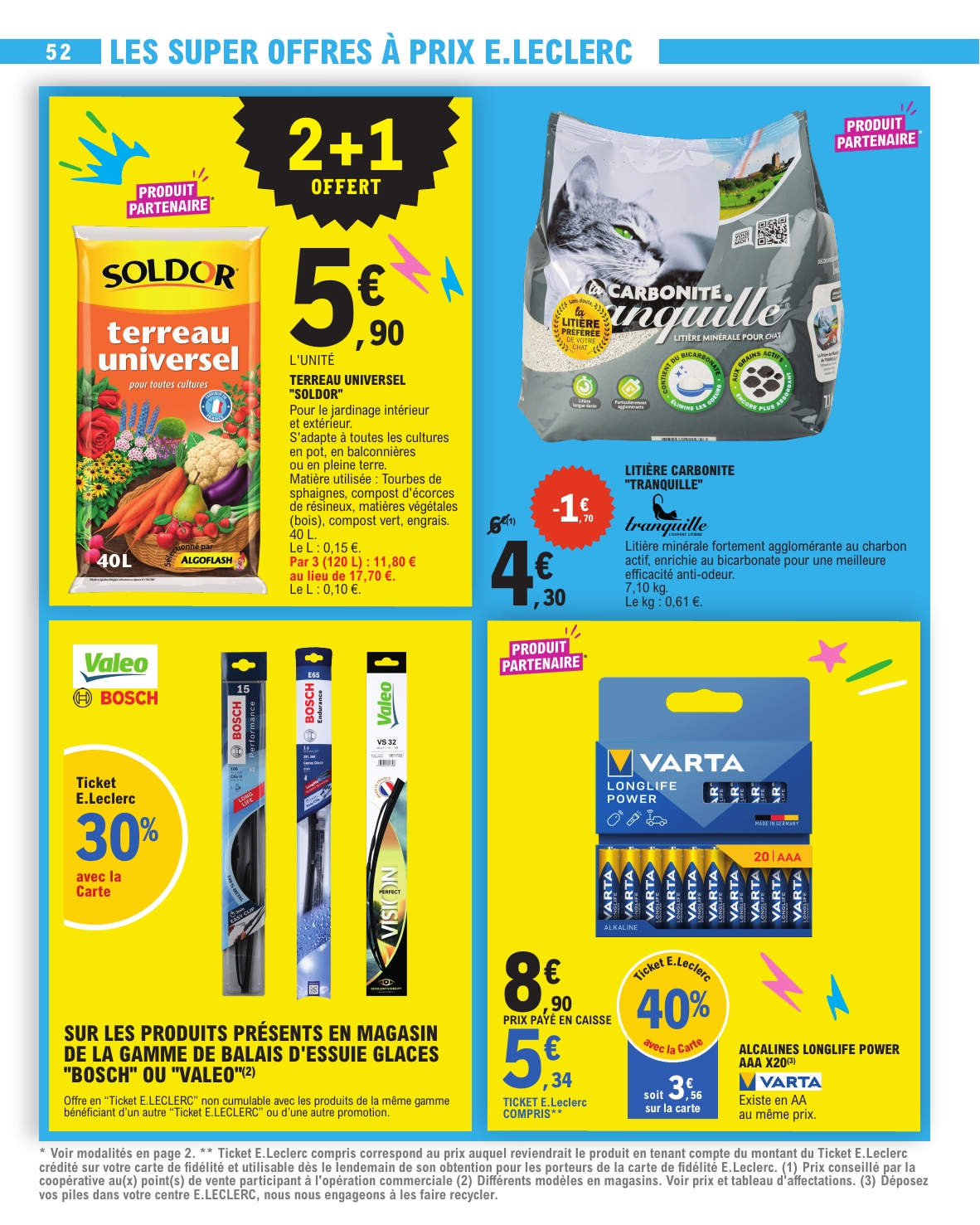 e-leclerc - Flyer E.Leclerc - Le goûter fait sa rentrée pour la semaine prochaine du du mardi 01/09/2026 au du samedi 12/09/2026 - page: 52
