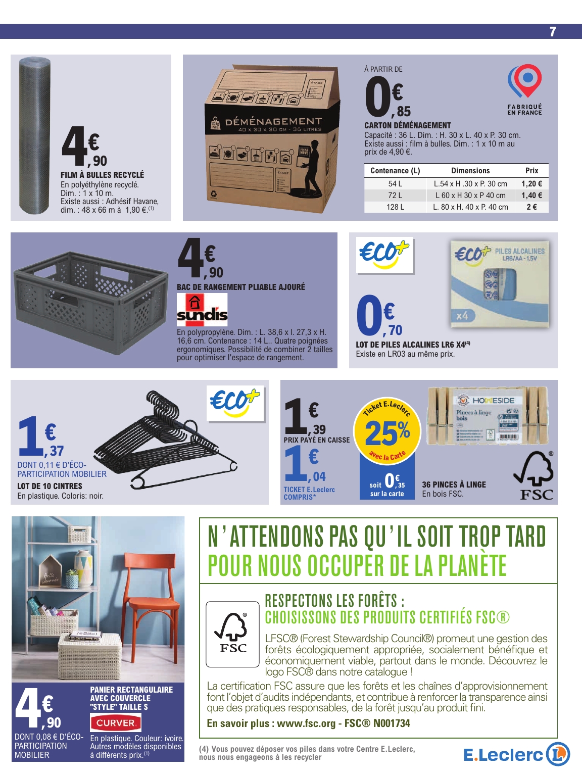 e-leclerc - Flyer E.Leclerc - Petits prix pour la semaine prochaine du du mardi 08/09/2026 au du samedi 19/09/2026 - page: 7