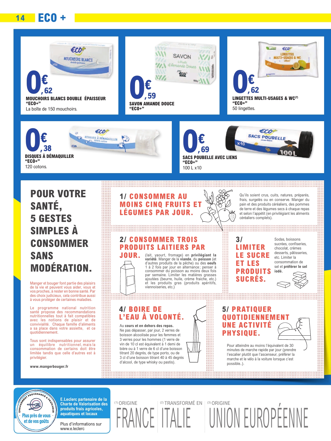 e-leclerc - Flyer E.Leclerc - Petits prix pour la semaine prochaine du du mardi 08/09/2026 au du samedi 19/09/2026 - page: 14