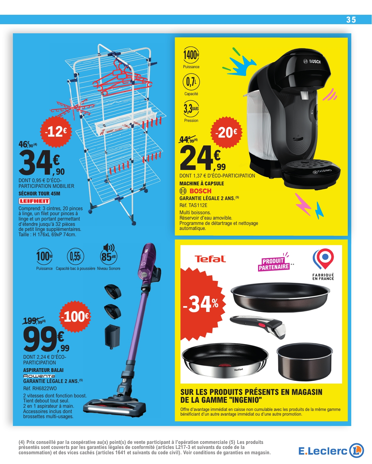 e-leclerc - Flyer E.Leclerc pour la semaine prochaine du du mardi 08/09/2026 au du samedi 19/09/2026 - page: 35