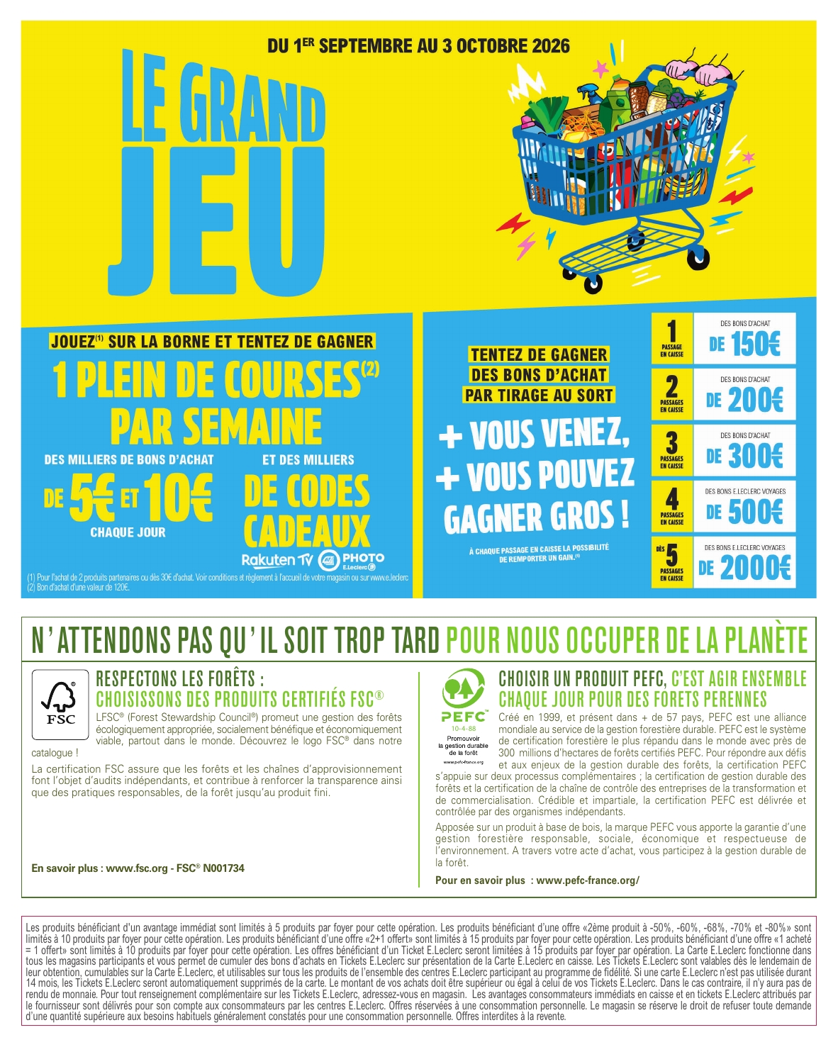 e-leclerc - Flyer E.Leclerc pour la semaine prochaine du du mardi 08/09/2026 au du samedi 19/09/2026 - page: 2