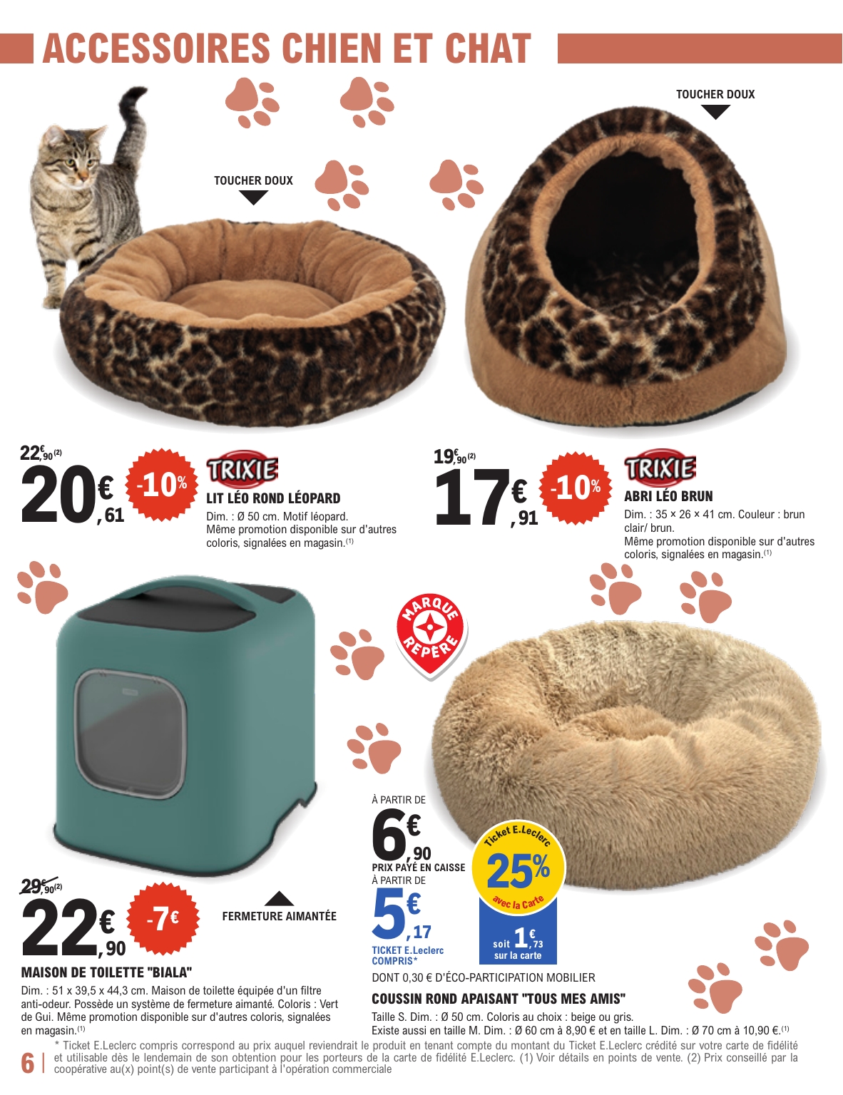 e-leclerc - Flyer E.Leclerc - Les promos animalerie pour la semaine prochaine du du mardi 15/09/2026 au du samedi 26/09/2026 - page: 6