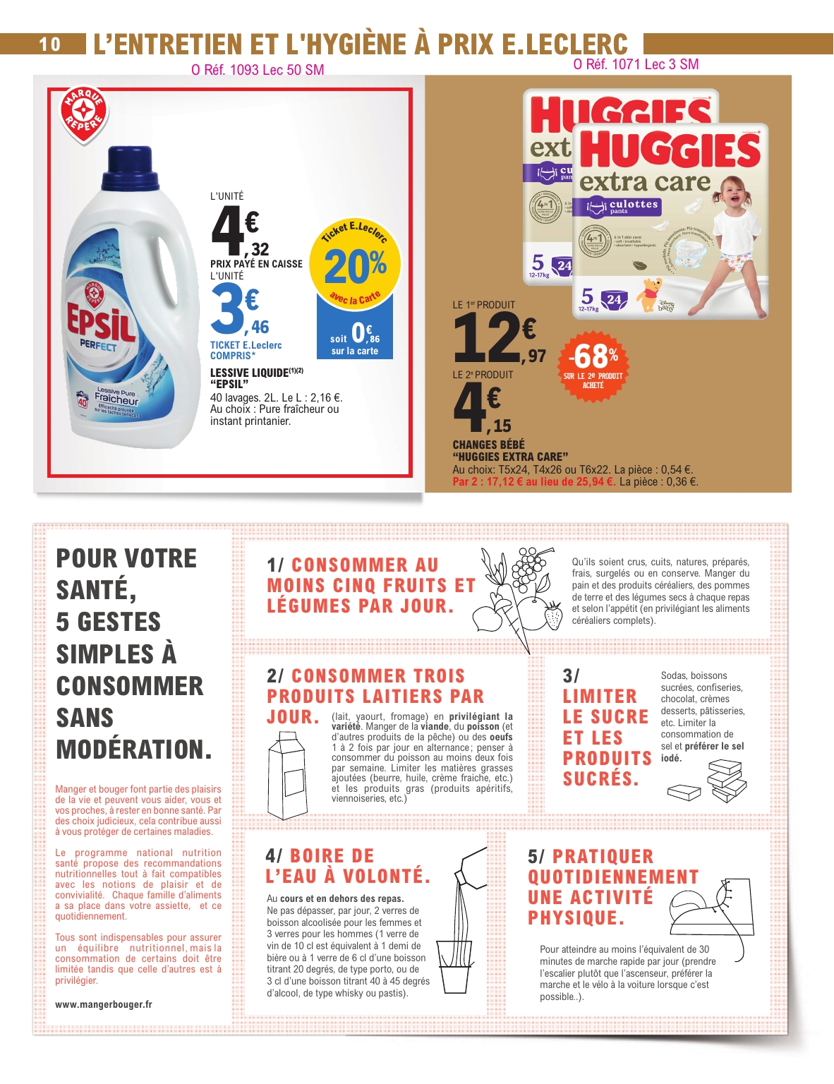 e-leclerc - Catalogue E.Leclerc valable dès 15/04 - 19/04 - page: 10