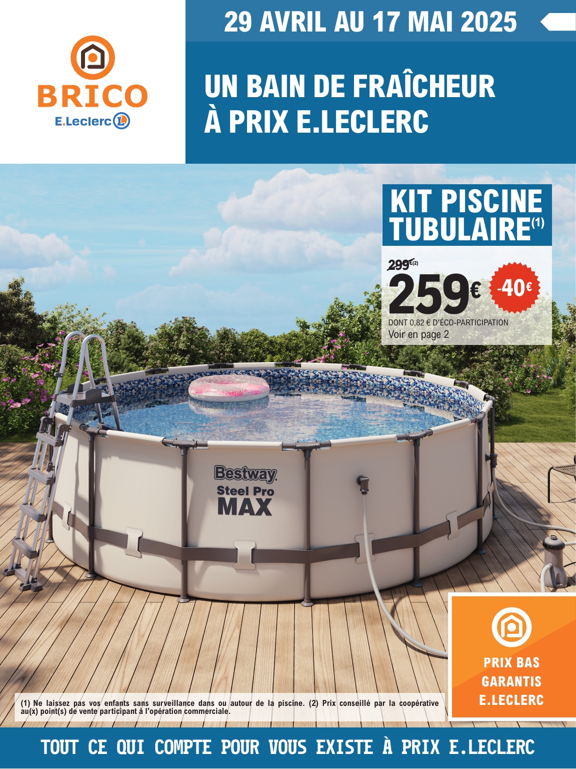 e-leclerc - Catalogue E.Leclerc - Piscines valable dès 29/04 - 17/05