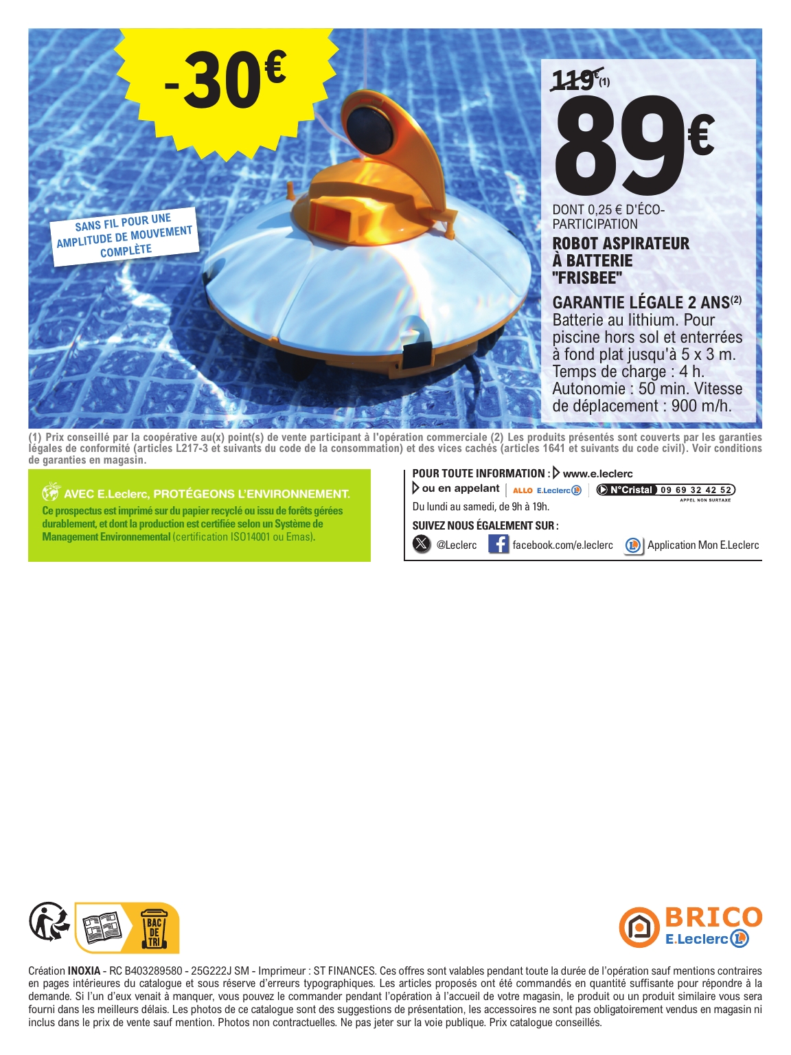 e-leclerc - Catalogue E.Leclerc - Piscines valable dès 29/04 - 17/05 - page: 8