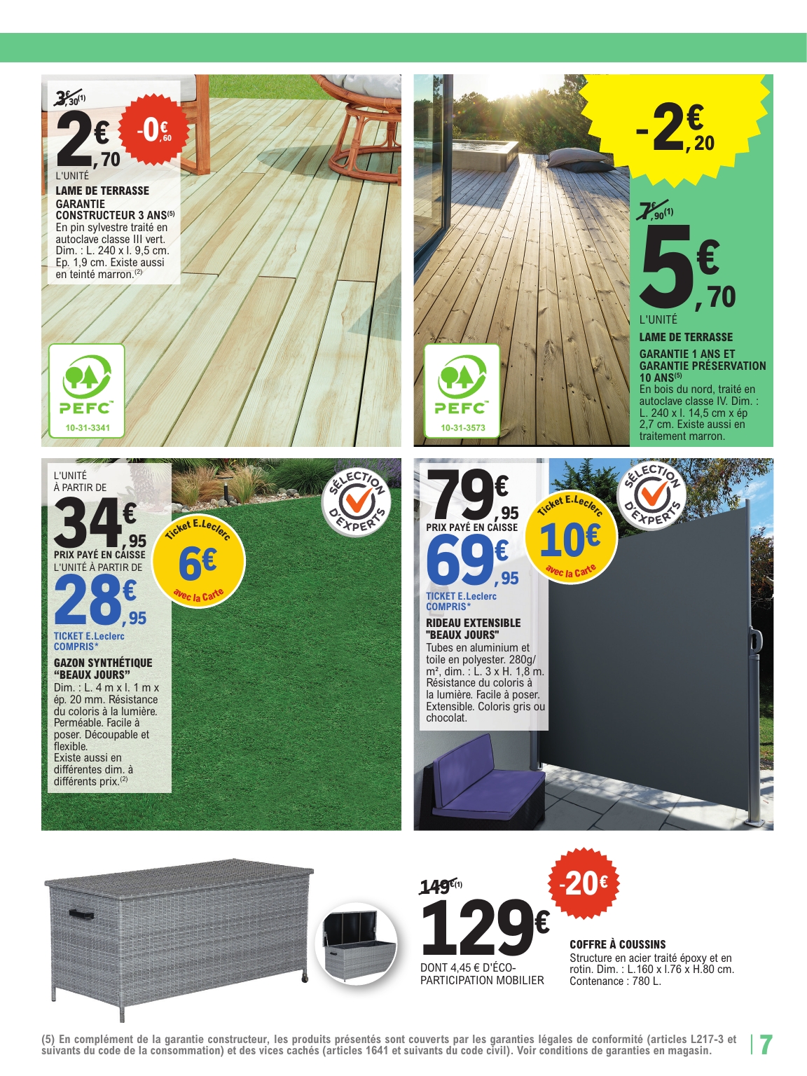 e-leclerc - Catalogue E.Leclerc - Piscines valable dès 29/04 - 17/05 - page: 7