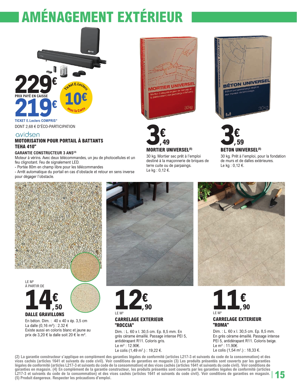 e-leclerc - Catalogue E.Leclerc valable dès 27/05 - 14/06 - page: 15