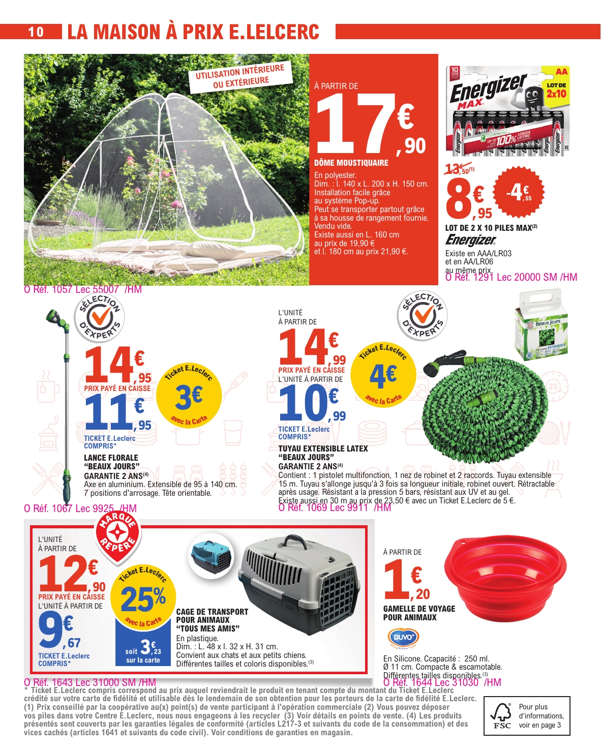 e-leclerc - Catalogue E.Leclerc - Vacances valable dès 03/06 - 21/06 - page: 10
