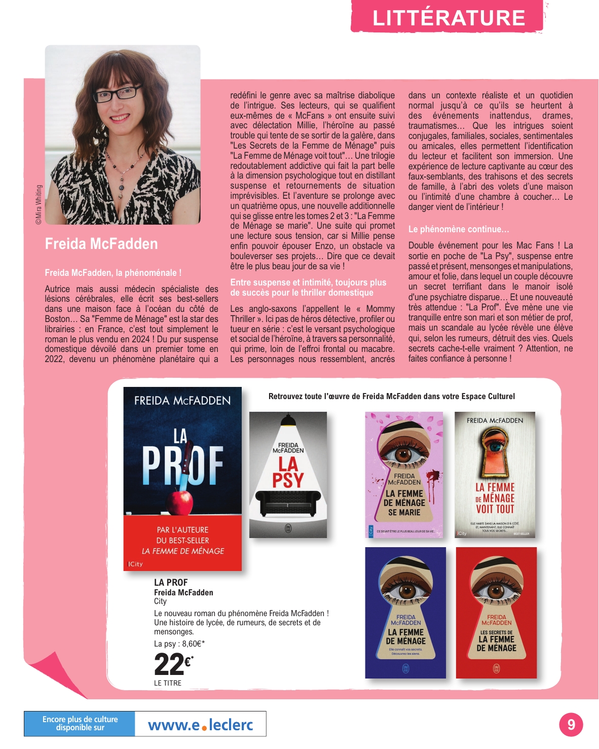 e-leclerc - Catalogue E.Leclerc - Culturel valable dès 03/06 - 21/06 - page: 9