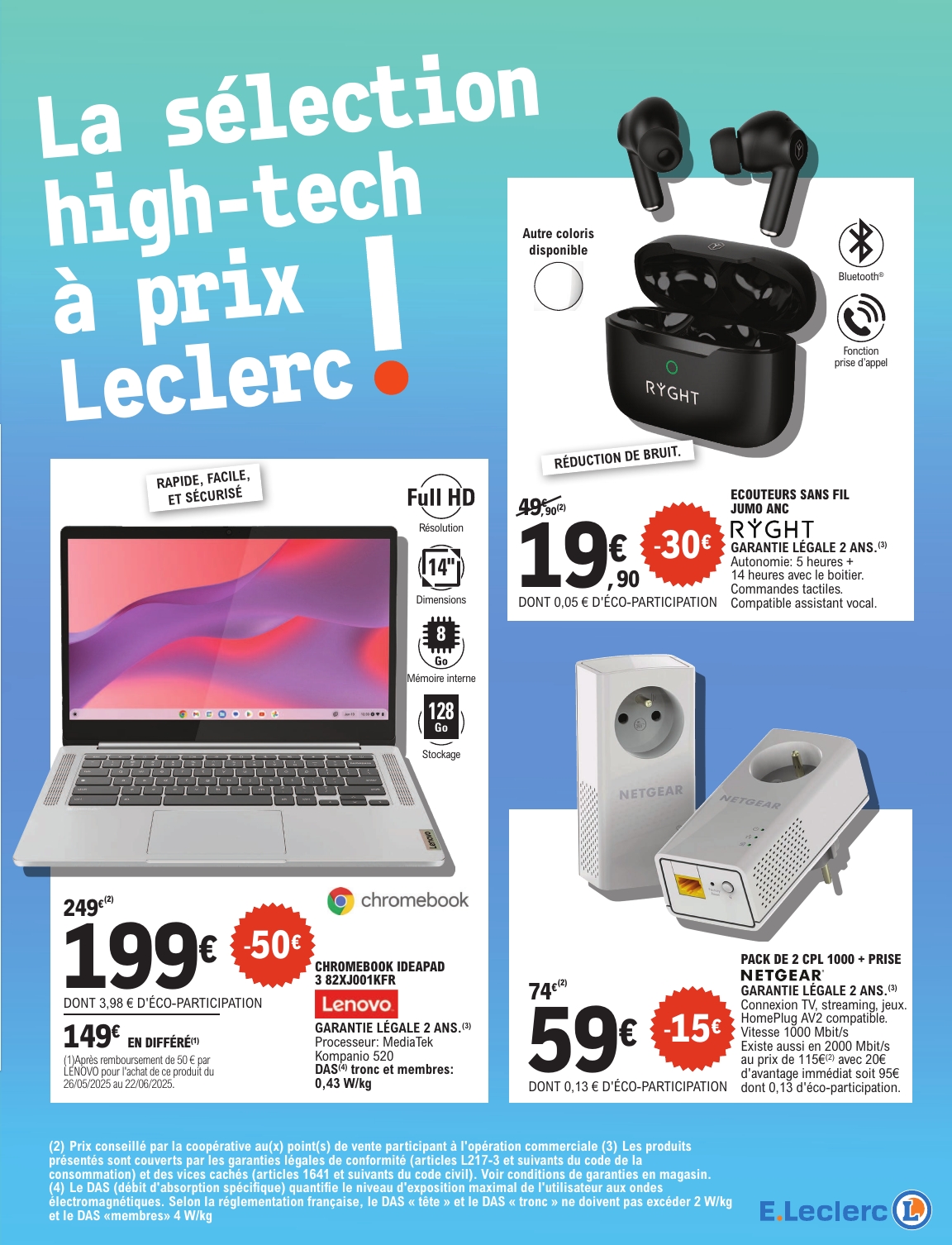 e-leclerc - Catalogue E.Leclerc - HIGH-TECH valable du 10/06 au 21/06 - page: 3