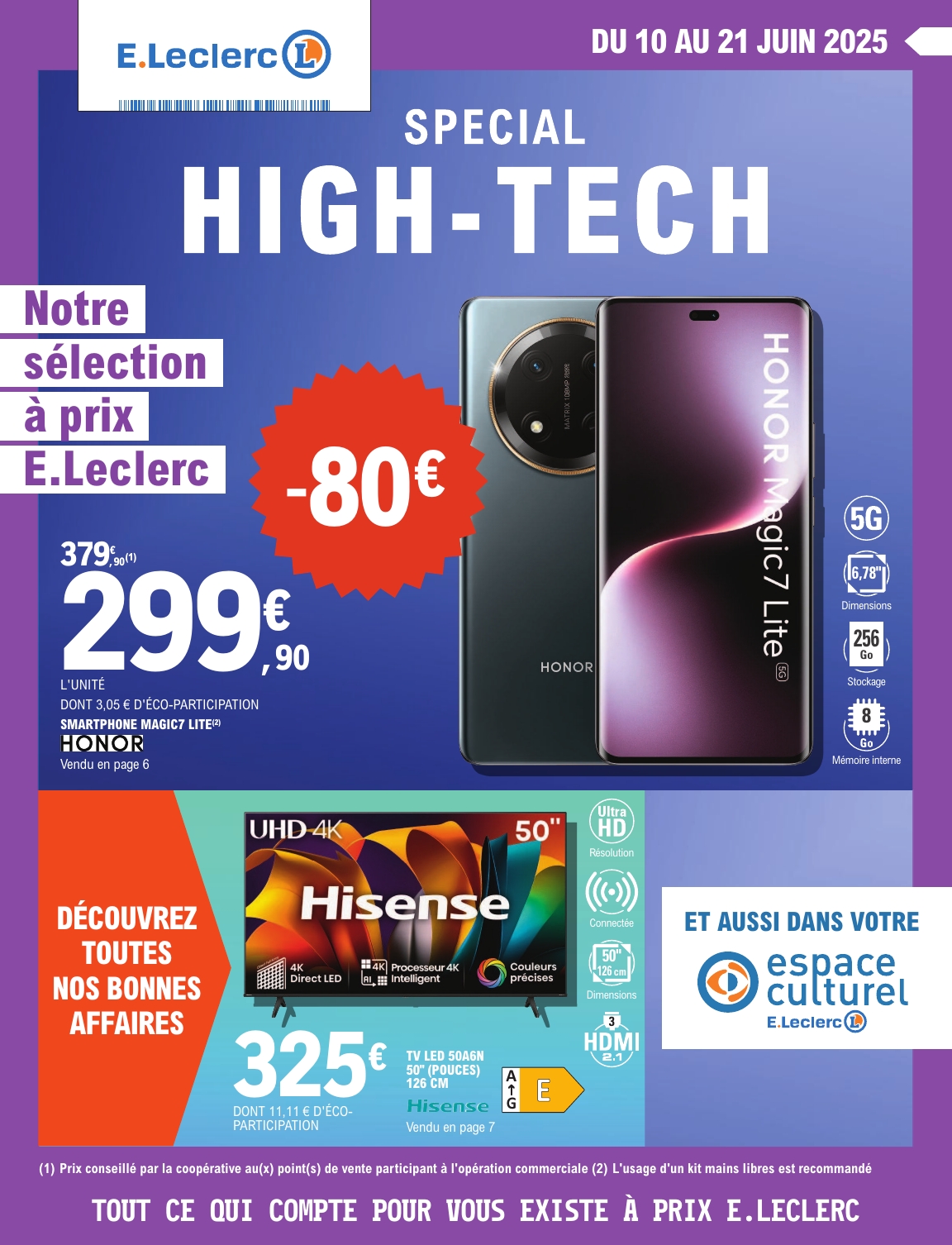 e-leclerc - Catalogue E.Leclerc - HIGH-TECH valable du 10/06 au 21/06