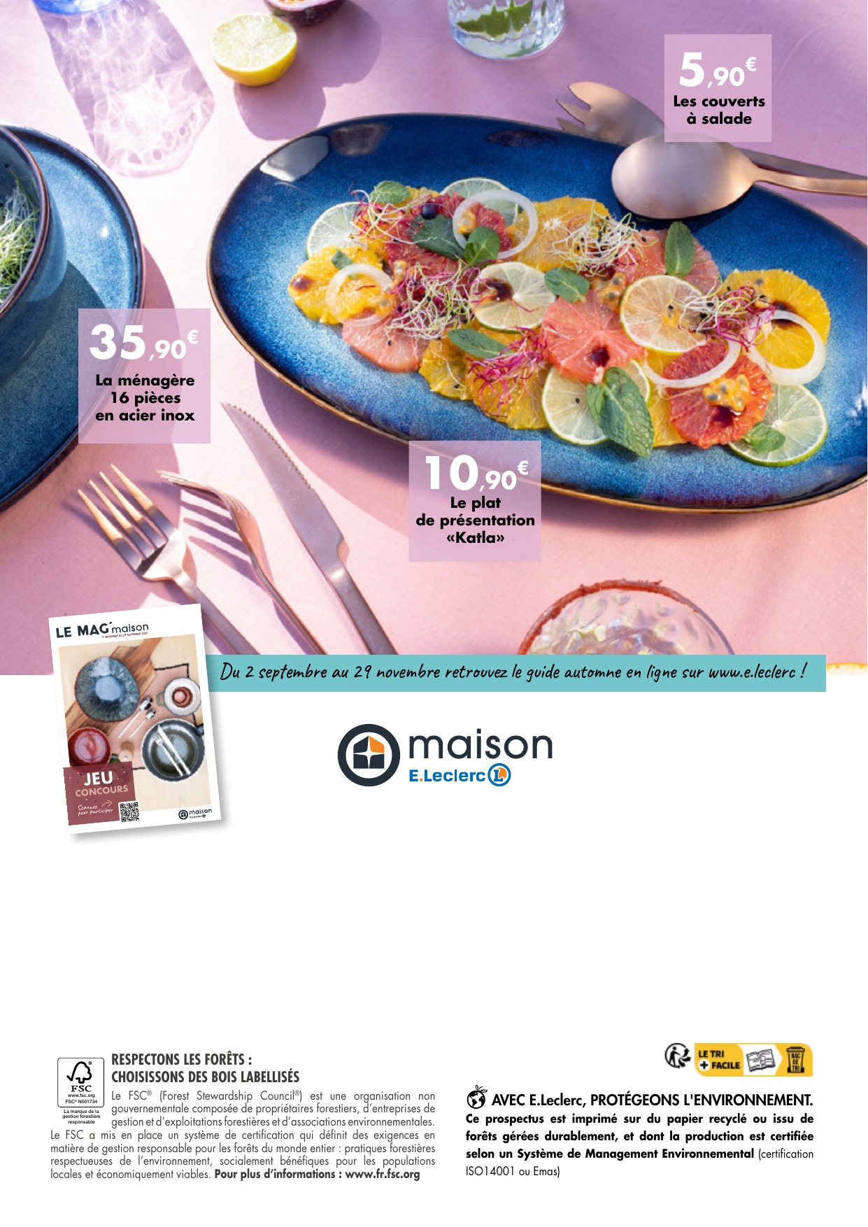 e-leclerc - Catalogue E.Leclerc - Le mag maison valable du 27/05 au 14/06 - page: 36