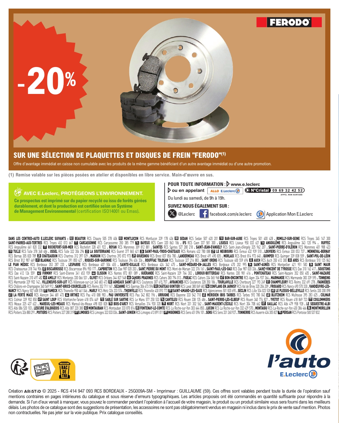 e-leclerc - Catalogue E.Leclerc - Auto valable du 17/06 au 19/07 - page: 20