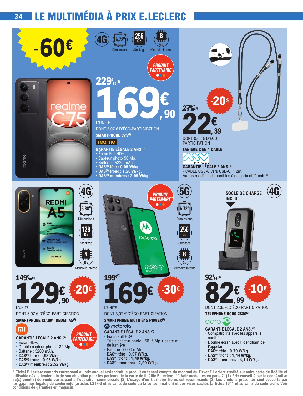 e-leclerc - Catalogue E.Leclerc valable du 24/06 au 05/07 - page: 34