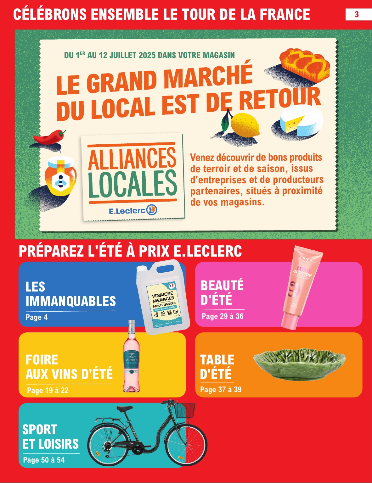 e-leclerc - Catalogue E.Leclerc - Depenser moins valable du 01/07 au 12/07 - page: 3 e-leclerc - Catalogue E.Leclerc - Depenser moins valable du 01/07 au 12/07 - page: 3