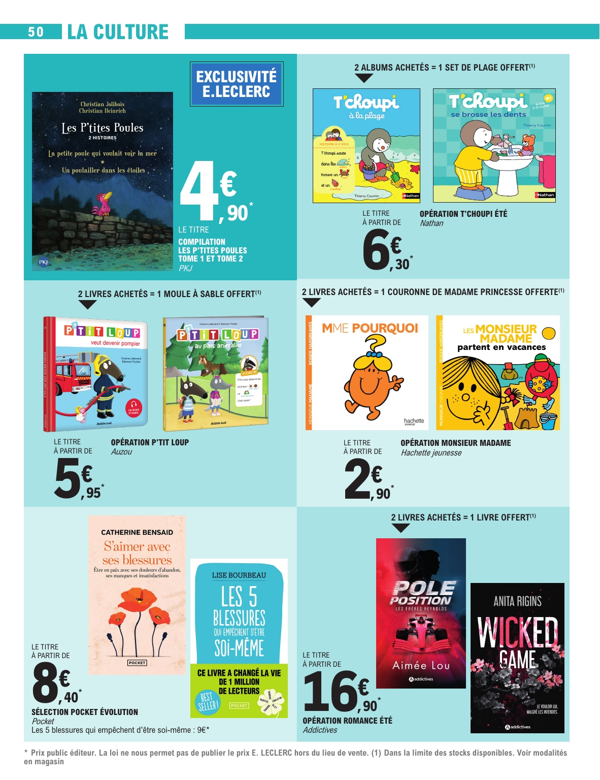 e-leclerc - Catalogue E.Leclerc - Depenser moins valable du 01/07 au 12/07 - page: 50 e-leclerc - Catalogue E.Leclerc - Depenser moins valable du 01/07 au 12/07 - page: 50
