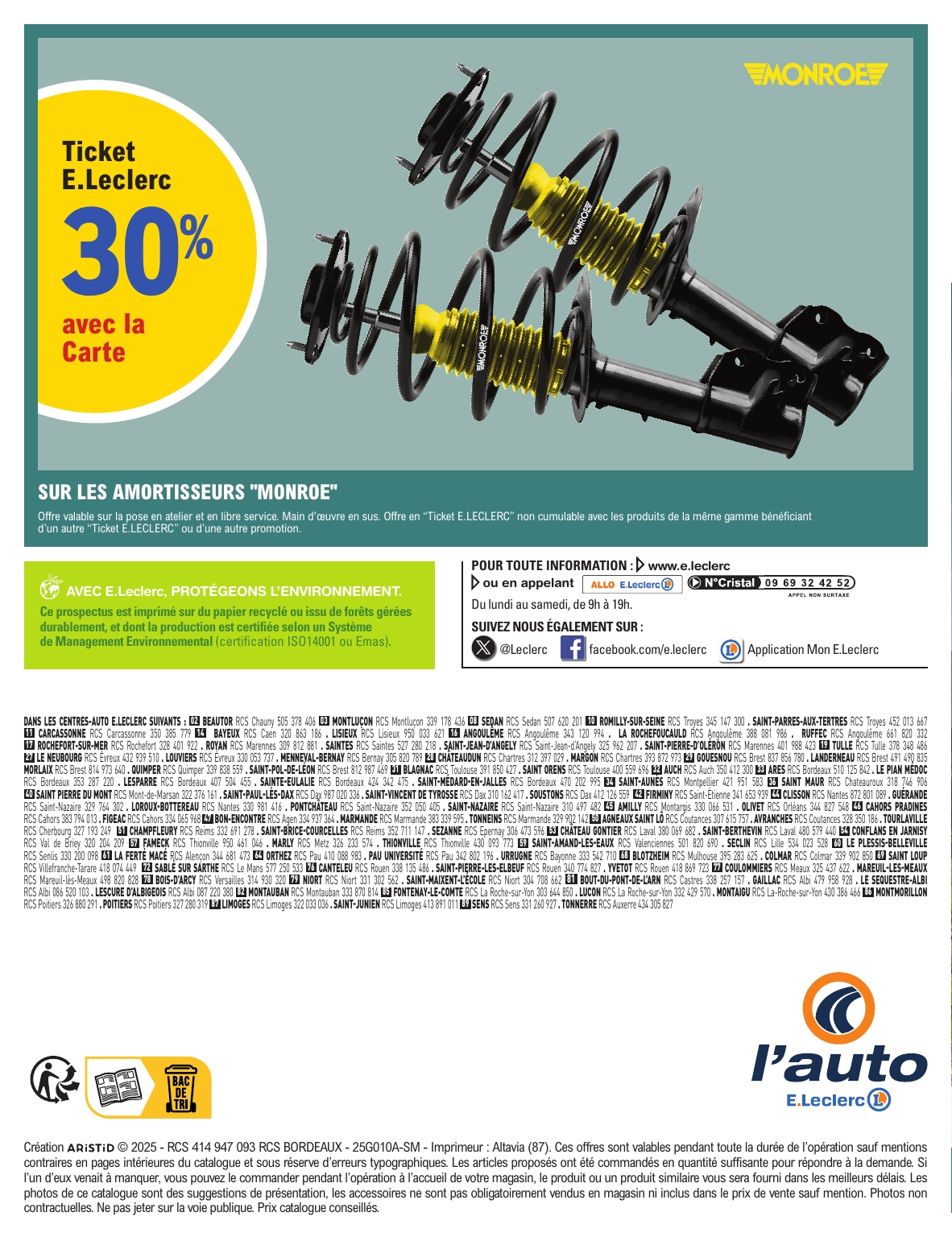e-leclerc - Catalogue E.Leclerc - Auto valable du 22/07 au 09/08 - page: 16